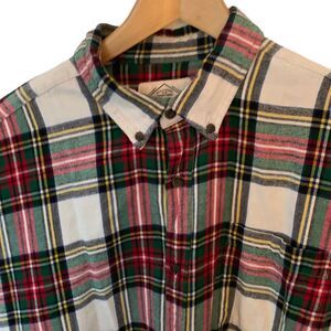 St Johns Bay Mens Flannel Shirt Sz XL Plaid Super Soft Classic Holiday